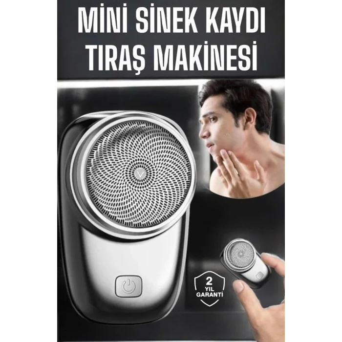 BUĞZ Tıraş Makinesi Mini Sıfır Sakal Yanak Tıraş Makinesi USB Şarjlı