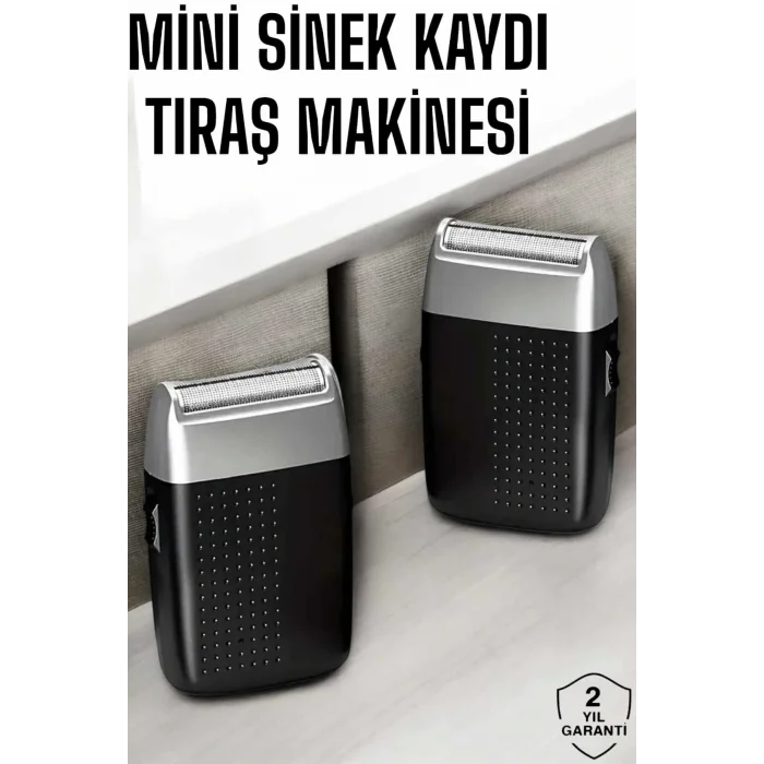  Tıraş Makinesi Mini Sinek Kaydı Şarjlı Taşınabilir Paslanmaz Çelik