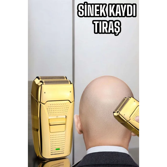  Tıraş Makinesi Paslanmaz Çelik Şarjlı Taşınabilir