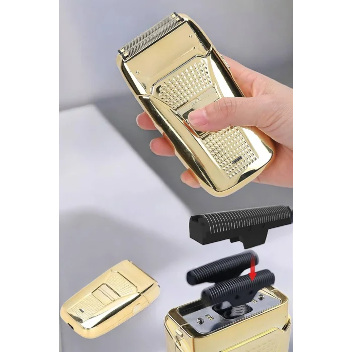 BUĞZ Tıraş Makinesi Paslanmaz Çelik Şarjlı Taşınabilir - BUĞZ