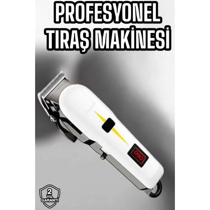 BUĞZ Tıraş Makinesi Profesyonel Saç Ve Sakal Kesme Milim Ayarlı Dijital Göstergeli