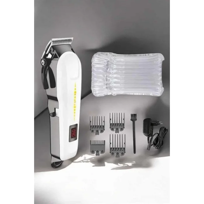 BUĞZ Tıraş Makinesi Profesyonel Saç Ve Sakal Kesme Milim Ayarlı Dijital Göstergeli