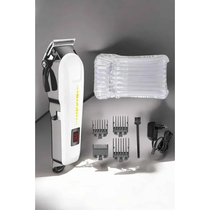 BUĞZ Tıraş Makinesi Profesyonel Saç Ve Sakal Kesme Milim Ayarlı Dijital Göstergeli - BUĞZ