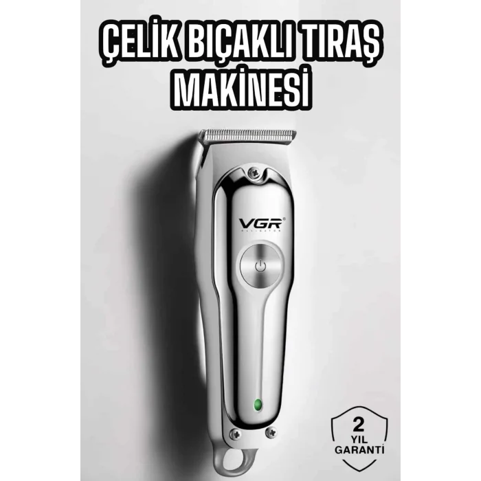  Tıraş Makinesi Profesyonel Tasarım Paslanmaz Çelik Bıçaklı