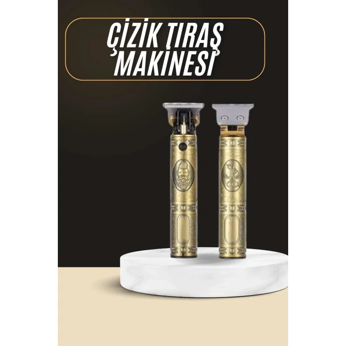 BUĞZ Tıraş Makinesi Şarjlı Çizik Tıraş Paslanmaz Çelik Bıçaklı 4 Taraklı