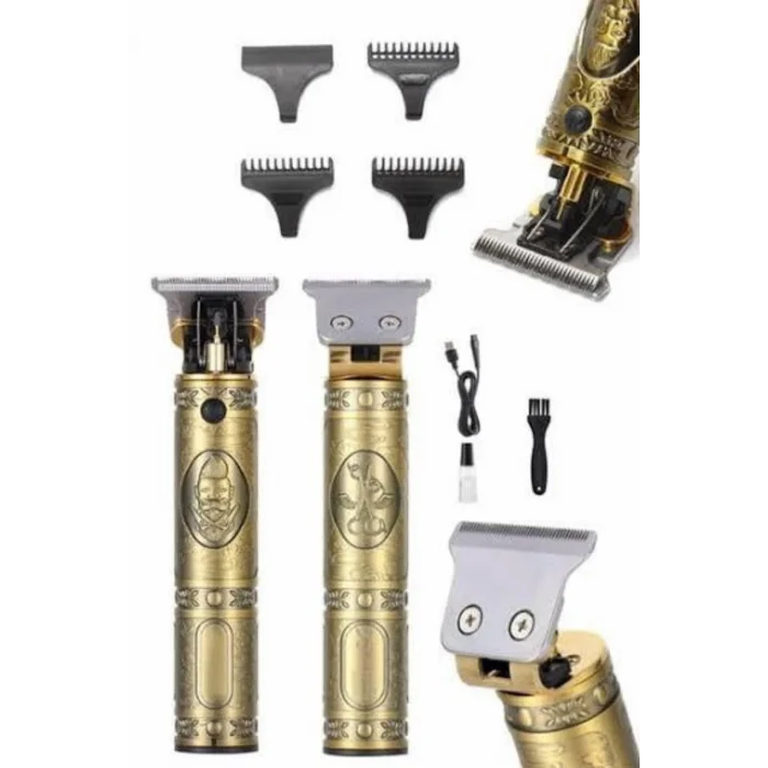 BUĞZ Tıraş Makinesi Şarjlı Çizik Tıraş Paslanmaz Çelik Bıçaklı 4 Taraklı