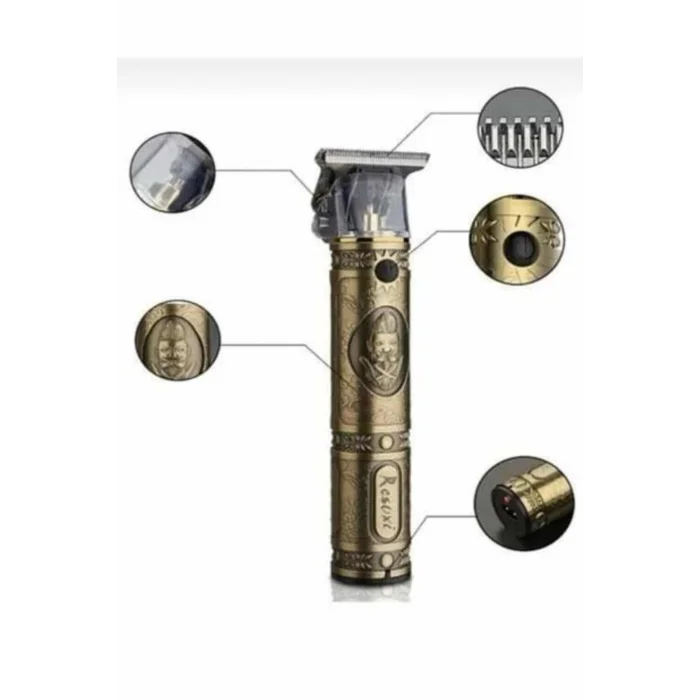 BUĞZ Tıraş Makinesi Şarjlı Çizik Tıraş Paslanmaz Çelik Bıçaklı 4 Taraklı - BUĞZ