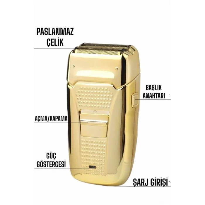  Tıraş Makinesi Sinek Kaydı Saç Sakal ve Vücut Tıraşına Uygun