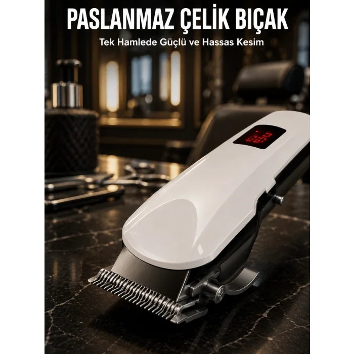 BUĞZ Tıraş Makinesi Uzun Ömürlü Batarya, Keskin Bıçaklar ve Profesyonel Yeni Nesil