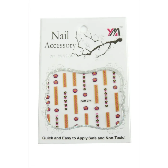  Tırnak Aksesuarı Tattoo Sticker