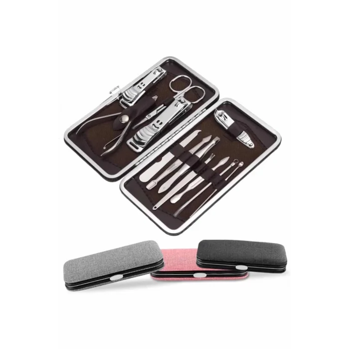  Tırnak Bakımı Tırnak Makası Profesyonel 12 Parça El Ayak Manikür Pedikür Seti