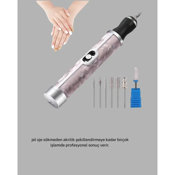 BUĞZ Tırnak Matkabı ve LED Oje Kurutucu 2’li Profesyonel Bakım Seti