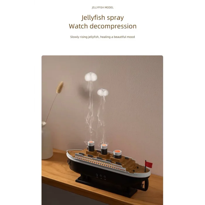  Titanic Aromaterapi Hava Nemlendirici Kuruluğu Önlemek Için Verimli Gemi Dizaynlı Difüzör