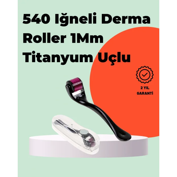 BUĞZ Titanyum İğneli Derma Roller – Evde Cilt Bakımı İçin Uygun
