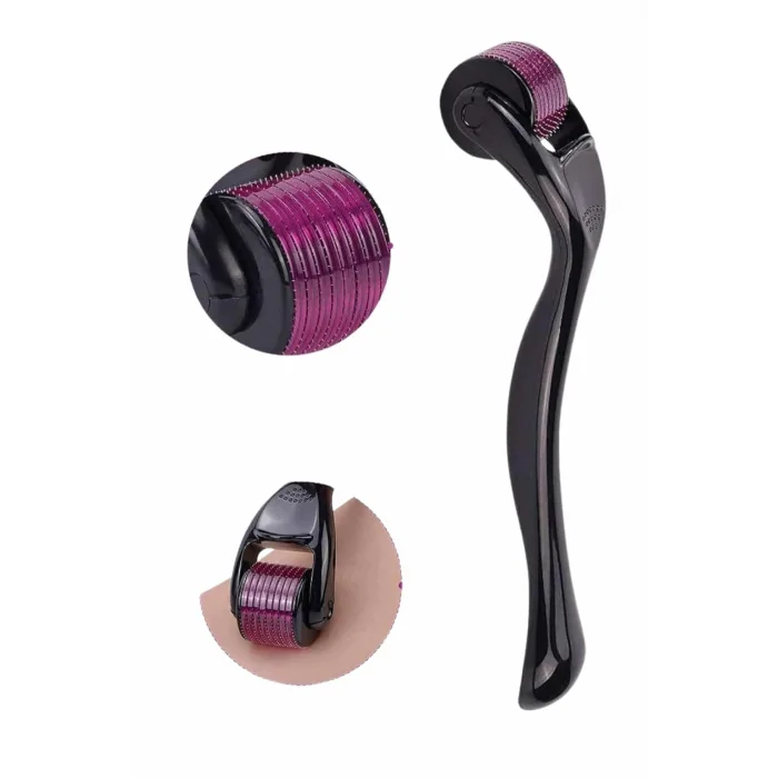 BUĞZ Titanyum Uçlu Derma Roller 540 İğneli 1 mm Gözenek Azaltıcı Akne İzlerine Uygun