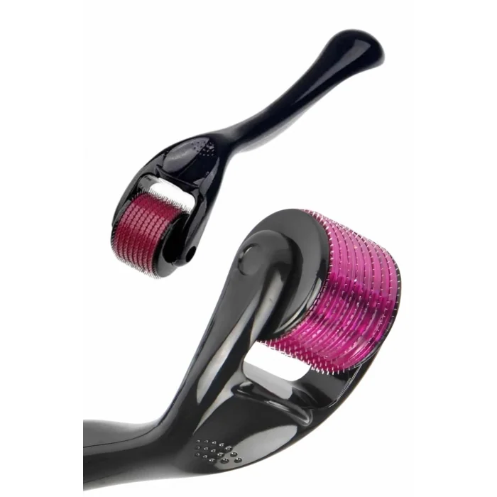  Titanyum Uçlu Derma Roller 540 İğneli 1 mm Gözenek Azaltıcı Akne İzlerine Uygun