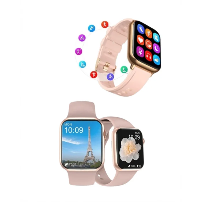 BUĞZ Titreşimli Bildirimli Akıllı Saat – Nabız, GPS, Spor Modları, Telefon Eşleştirme Özellikli - BUĞZ