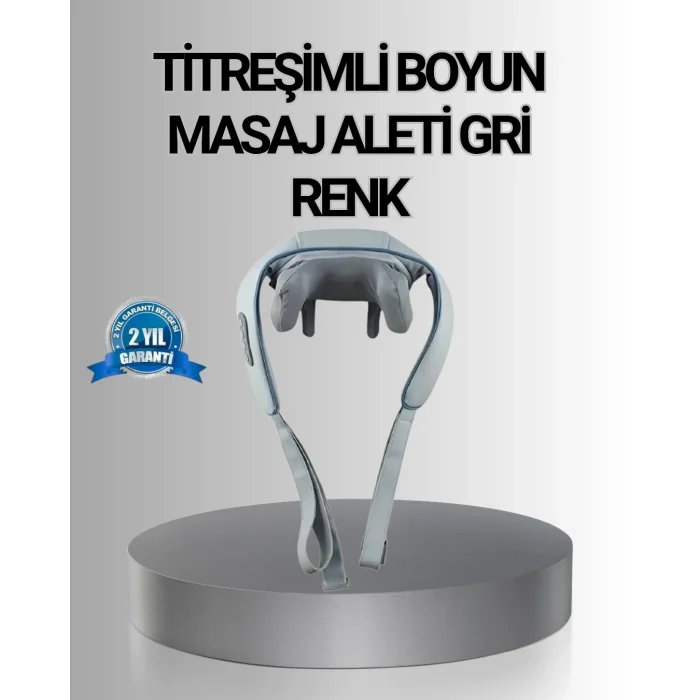 BUĞZ Titreşimli Boyun Masaj Cihazı Isı Terapili Şarjlı VNB-01 Ergonomik U Tasarım