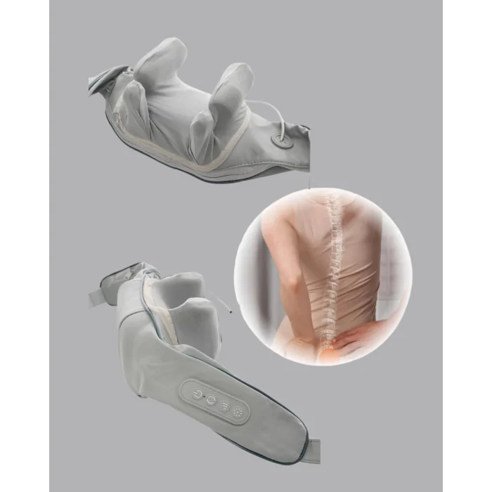 BUĞZ Titreşimli Boyun Masaj Cihazı Isı Terapili Şarjlı VNB-01 Ergonomik U Tasarım