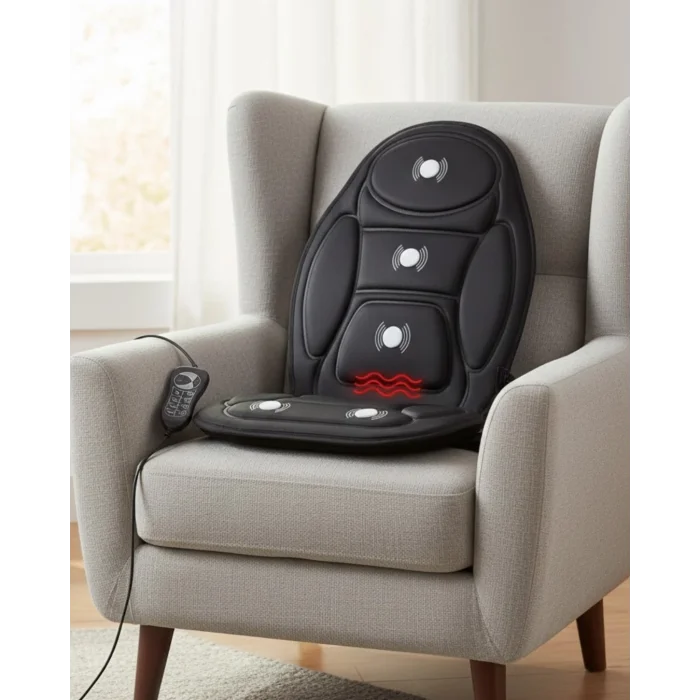 BUĞZ Titreşimli Masaj Minderi 5 Masaj Modu ve 3 Yoğunluk Seviyesi