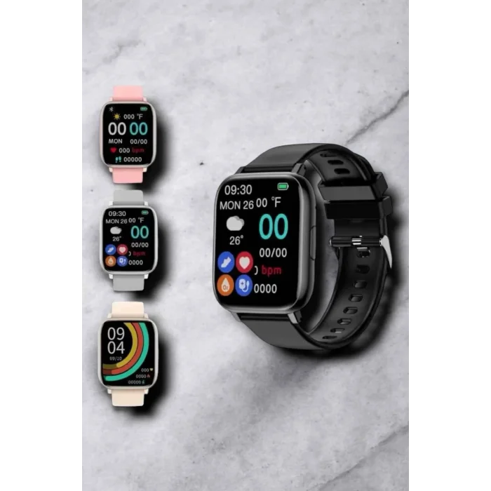 BUĞZ Titreşimli, Sağlık Takipli, Yeni Nesil Akıllı Saat  400mAh Batarya Kapasiteli - BUĞZ