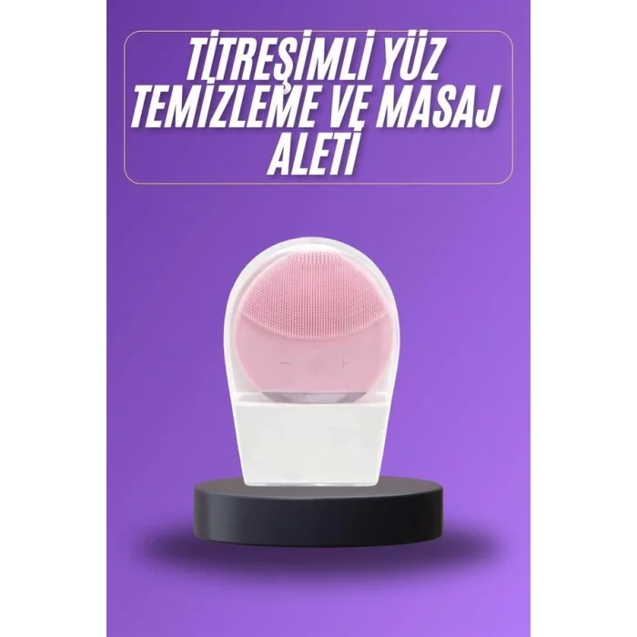 BUĞZ Titreşimli Yüz Masaj Aleti Titreşimli Makyaj Temizleme Cihazı