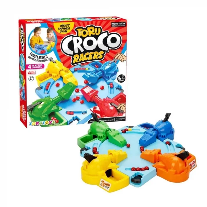 Toru Croco Misket Kapmaca Eğlenceli Aile Kutu Oyunu