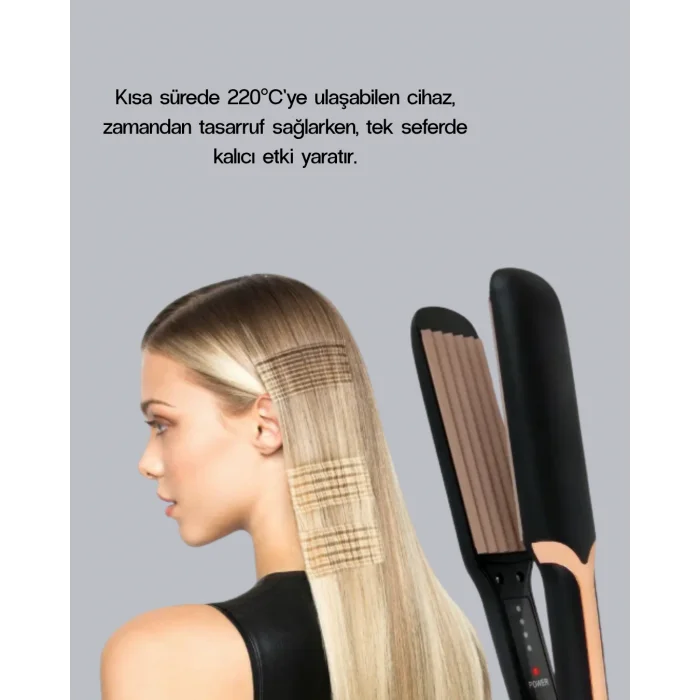 BUĞZ Tost Model Saç Maşası 220°C Hızlı Isınan - BUĞZ