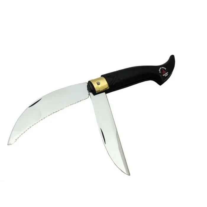  Tosya Büyük Çiftli Testereli Bıçkı Çakı 24 cm - Plastik Saplı, Manuel