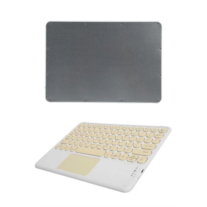 BUĞZ Touchpad Uyumlu Bluetooth Klavye Slim Kablosuz Wifi Q Klavye
