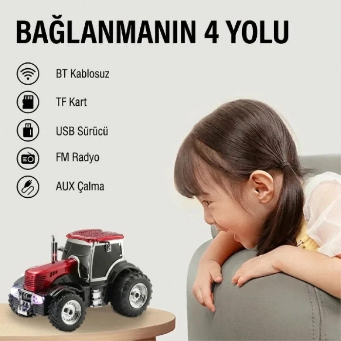 BUĞZ Traktör Tasarımlı Bluetooth Hoparlör