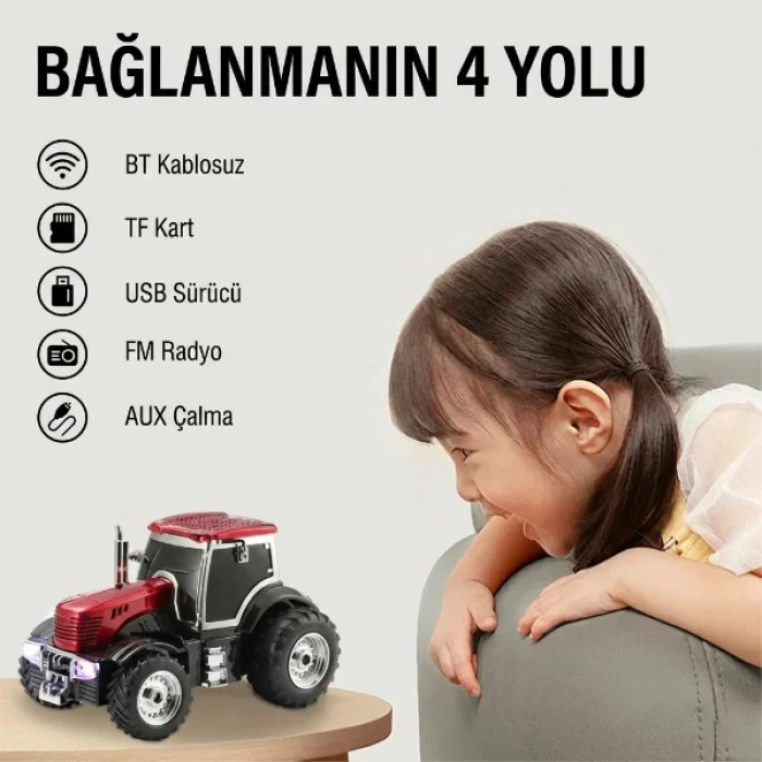 BUĞZ Traktör Tasarımlı Bluetooth Hoparlör