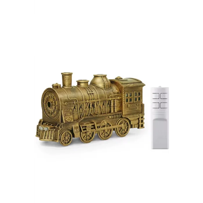 BUĞZ Tren Şeklinde Buharlı Oda Hava Nemlendirici Işık Buhar Makinesi Kumandalı