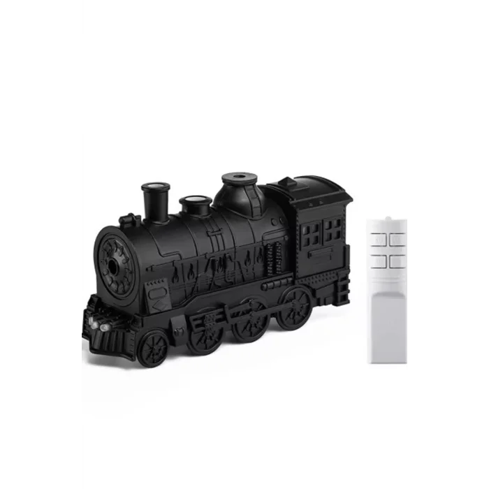 BUĞZ Tren Şeklinde Buharlı Oda Hava Nemlendirici Işık Buhar Makinesi Kumandalı