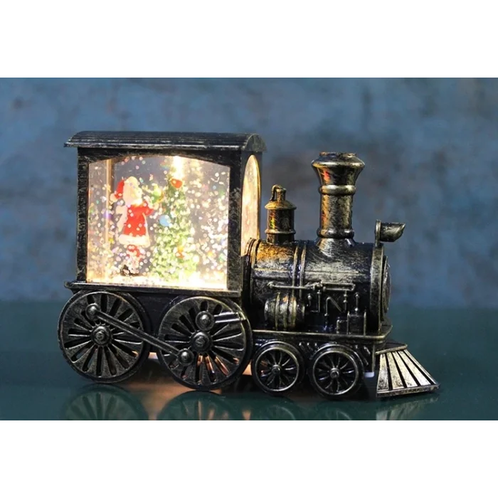 BUĞZ Trenli Yılbaşı Işıklı Kar Küresi Alk3221