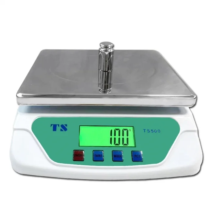  Ts-500 Dijital Terazi - Lcd Ekran, Dara Alma, Sayım Fonksiyonlu, Yüksek Hassasiyetli Tartım Cihazı
