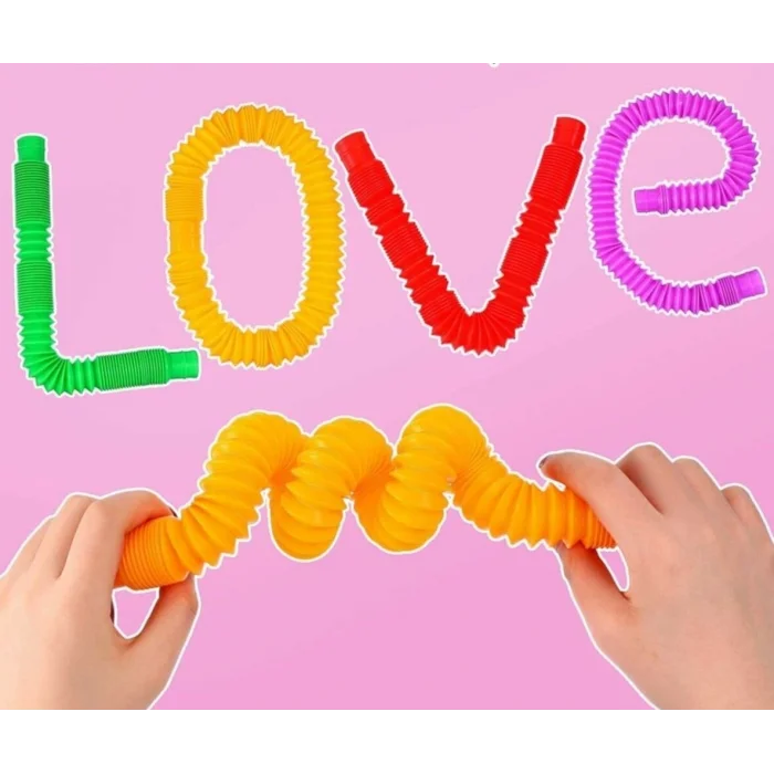 BUĞZ Tubes Anti Stres Duyusal Oyuncak Bubble Fidget  (4 Adet )