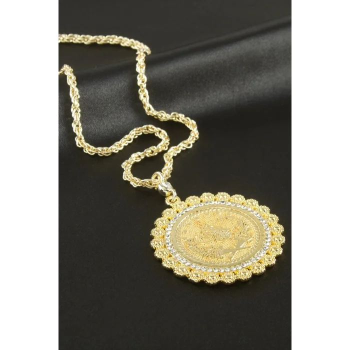 BUĞZ Tuğra Taşlı Uçlu Kolye