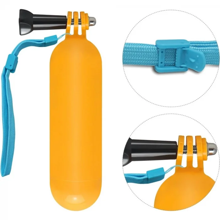BUĞZ Tüm Aksiyon Kamera Monopod Su Altı Şamandıra Batmaz Aparatı