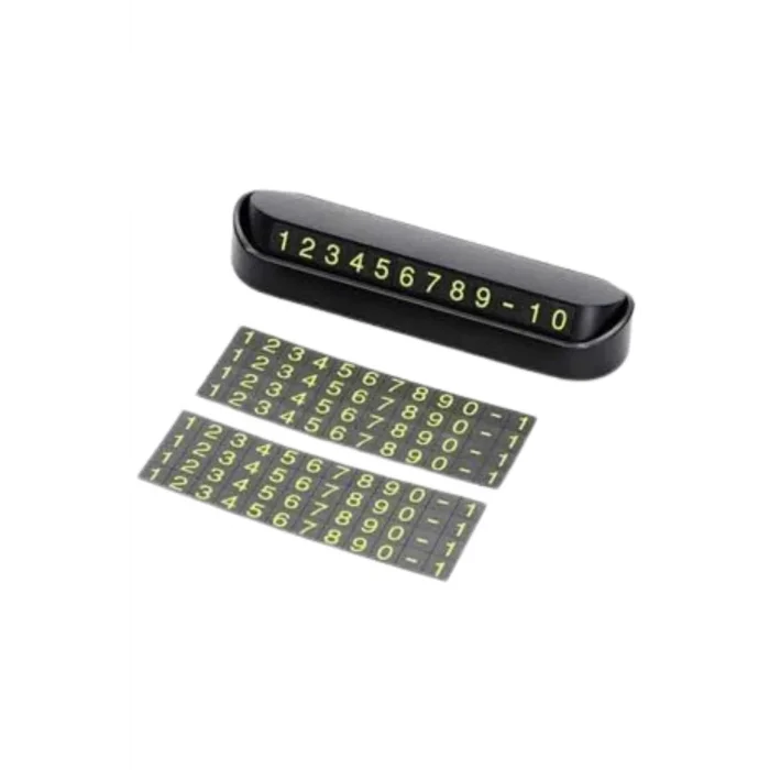  Tüm Araçlara Uyumlu Araç Içi Park Numaratör Oto Araç Numaratör