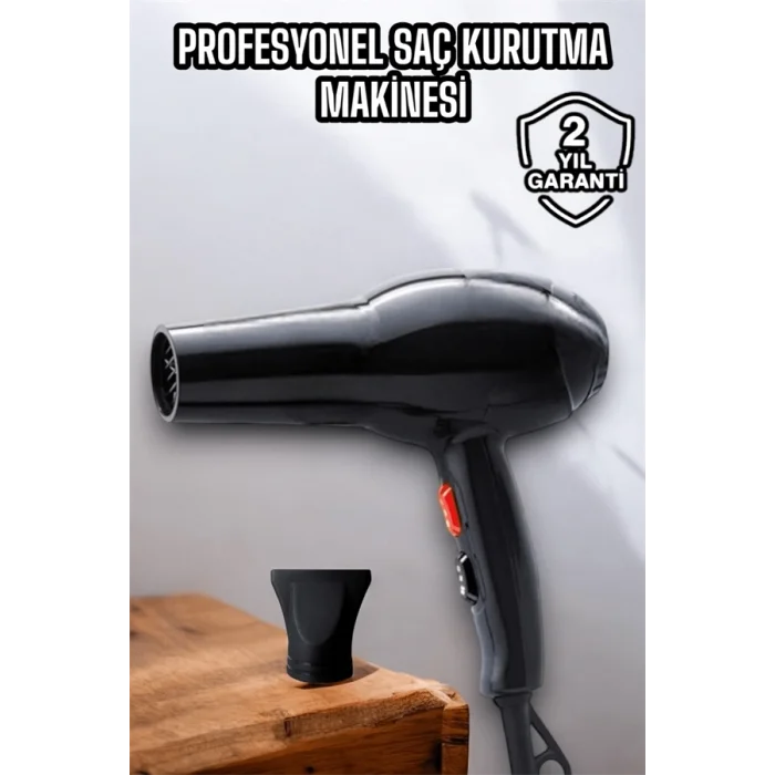 BUĞZ Tüm Saç Tiplerine Uygun, İki Kademeli Hız Ayarlı Fön Makinesi
