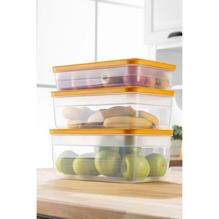 BUĞZ Tupper Model - Vakumlu - Mikrodalga Buzluk Saklama Kabı 3,8LT