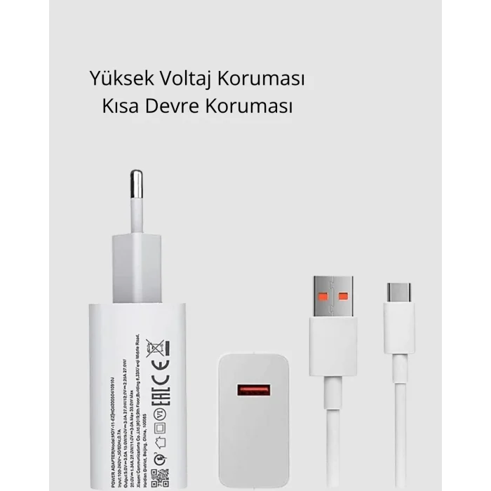 BUĞZ Turbo 120W Hızlı Şarj Cihazı – Kısa Devre ve Akım Koruma Özellikli - Lisinya