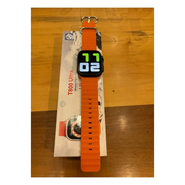 BUĞZ Turuncu Kordonlu Bluetooth Bağlantılı Akıllı Saat, Nabız Ölçer ve Sesli Görüşme Özellikli