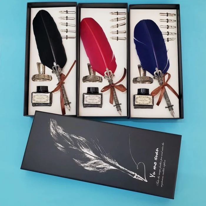 BUĞZ Tüylü Masaüstü Divit Kalem Seti