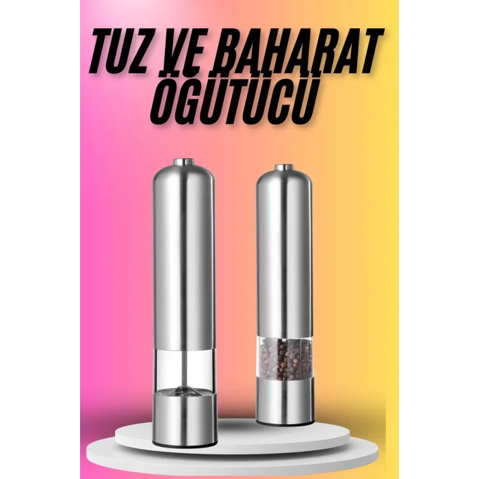  Tuz Baharat Öğütücü Otomatik Baharat Değirmeni Uzun Ömürlü Pratik