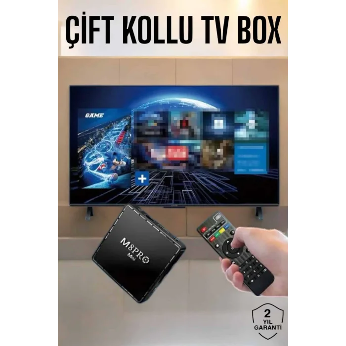  TV Game Box Netflix Youtube 1000 Oyunlu Android Oyun Konsolu Kumandalı