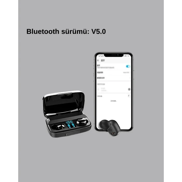 BUĞZ TWS A10s Bluetooth 5.0 Kulaklık – Yüksek Ses Kalitesi, Ergonomik, Uzun Pil Ömürlü Yeni Nesil