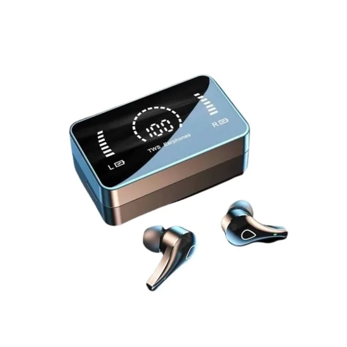  TWS Bluetooth Kulaklık Kablosuz Uzun Pil Ömrü Dijital Göstergeli Powerbank