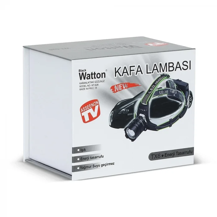BUĞZ Tx6 Led Şarjlı Kafa Lambası  Wt-626